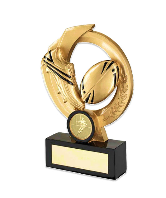Rugby Player Warrior Trophy
