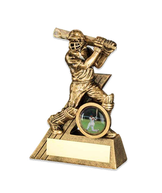 Crystal Effect Antique Gold Player of the Match Trophy