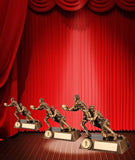 Female Rugby Player Victory Trophy