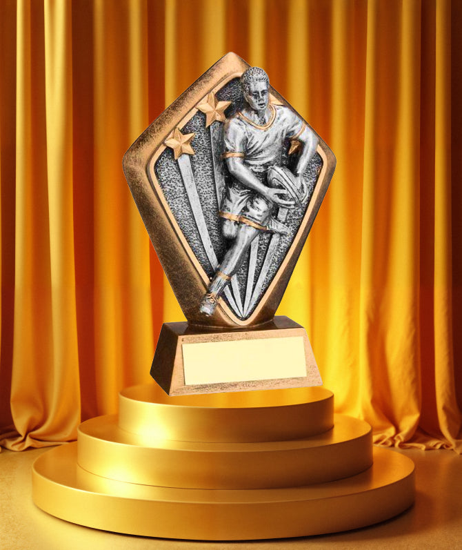 Female Rugby Player Trophy