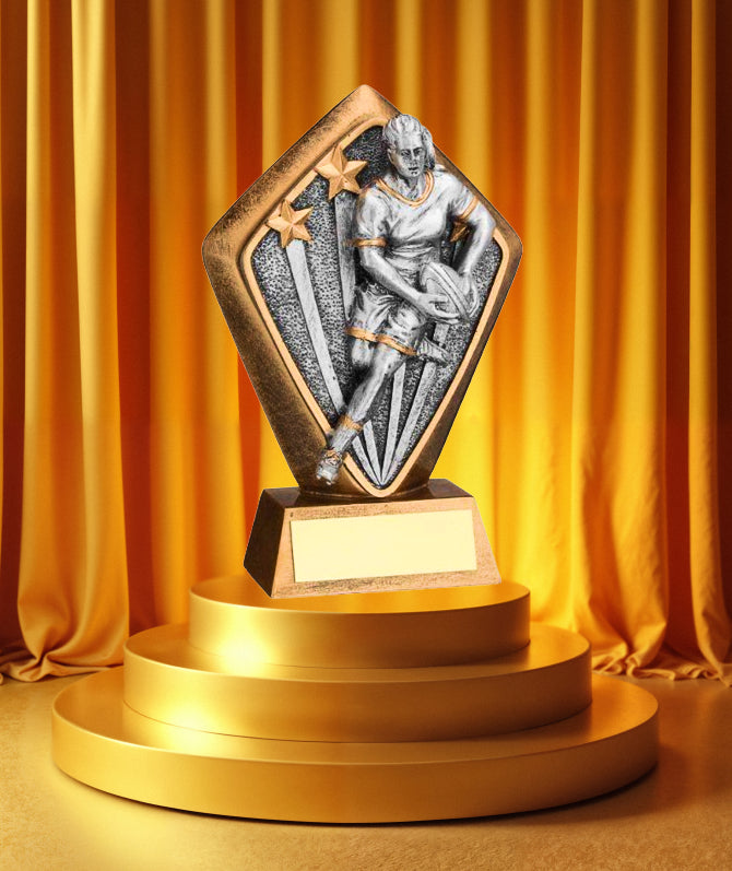 Rugby Ball Victory Trophy