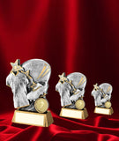 Rugby Star and Ball Trophy