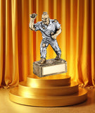 Crystal Effect Silver & Gold Zombie Trophy
