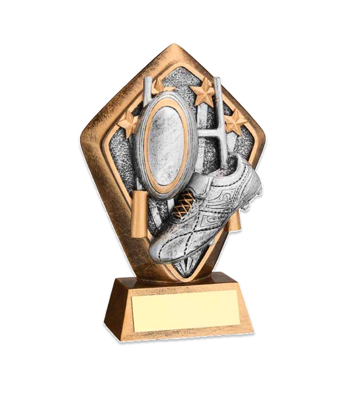 Rugby Ball and Laurel Wreath Award