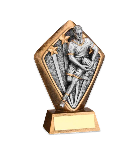 Female Rugby Player Trophy
