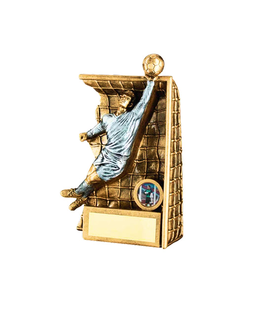 Crystal Effect Gold & Silver "Man of the Match" Star Trophy