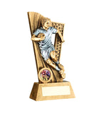 Male Rugby Player Victory Trophy.