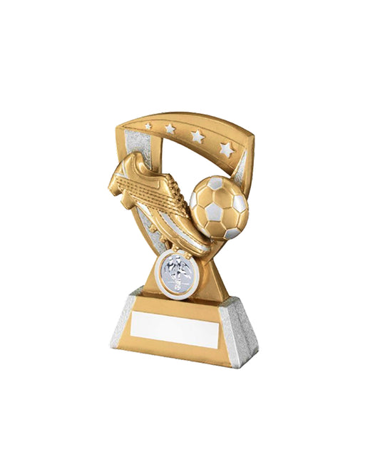 Crystal Effect Silver & Gold "Supporters' Player" Trophy