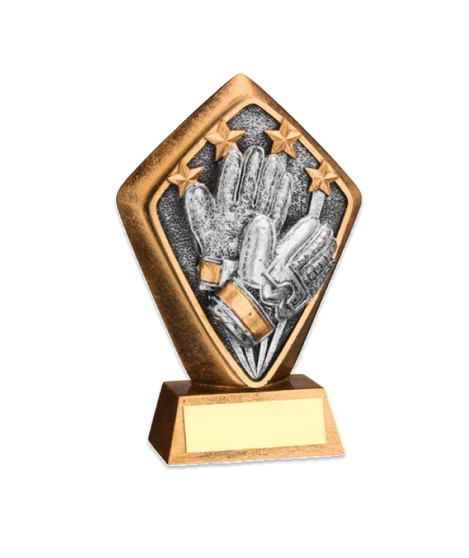 Crystal Effect "Players' Player" Goalpost Trophy
