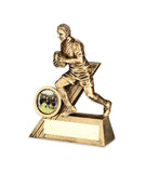 Male Rugby Player Victory Trophy