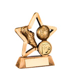 Crystal Effect Gold & Black Swirl Trophy