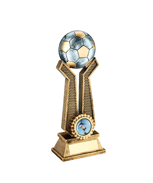 Soccer Star Gold & Silver Trophy