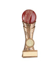 Crystal Effect Antique Gold Cricket Ball Trophy