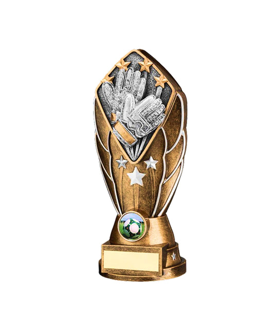 Crystal Effect Gold & Silver "Man of the Match" Trophy