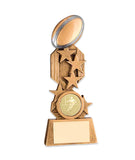Rugby Ball and Boot Trophy