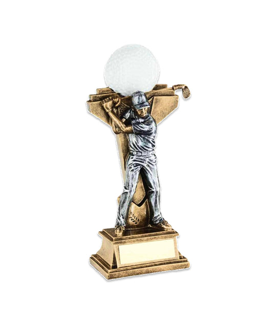 The Bronze and Silver Golfer's Impact Trophy