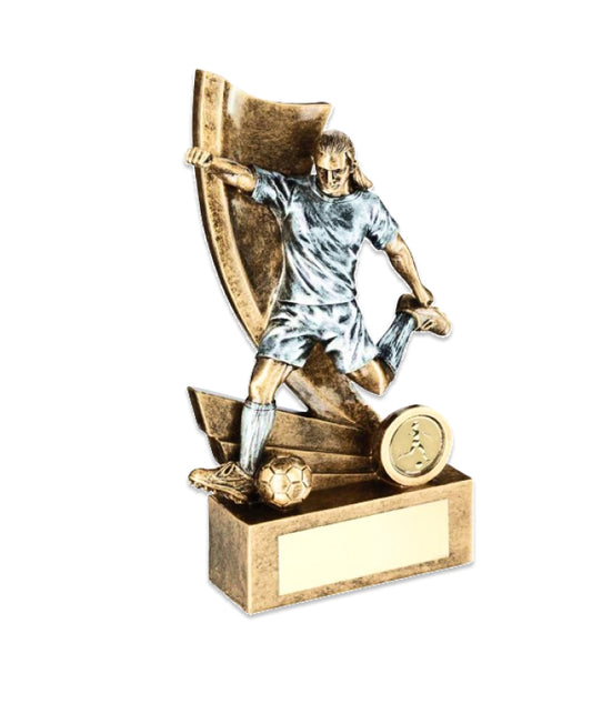 Crystal Effect "Supporters' Player" Crest Trophy