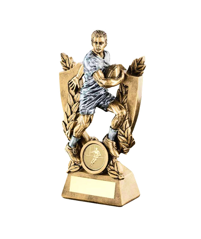 Rugby Player Victory Trophy (Male Figure)