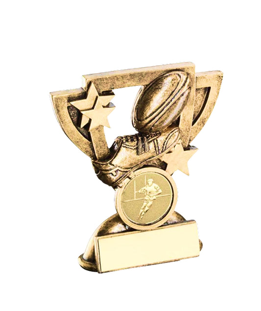 Rugby Star and Boot Trophy