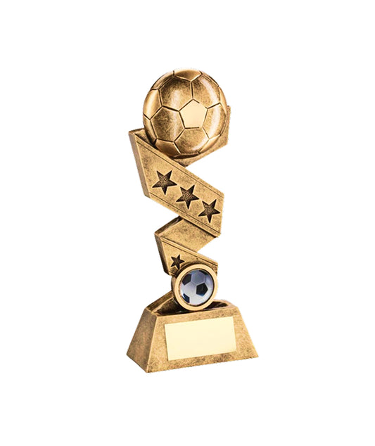 Crystal Effect Gold & Silver Goalkeeper Trophy