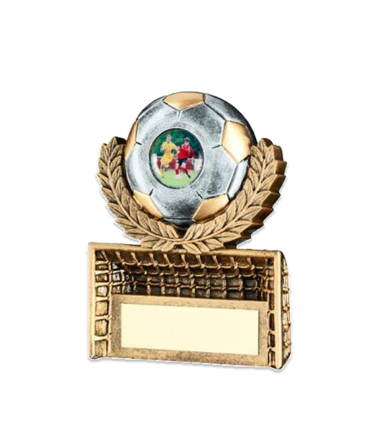 Crystal Effect Silver & Gold "Man of the Match" Shield Trophy