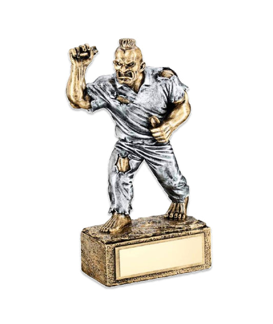 Crystal Effect Silver & Gold Zombie Trophy