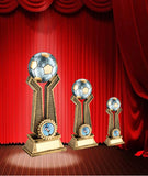 Soccer Star Gold & Silver Trophy