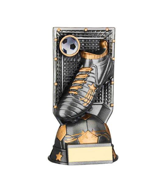 Crystal Effect Antique Gold Football Star Trophy