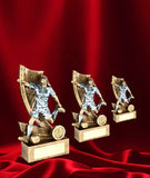 Crystal Effect "Supporters' Player" Crest Trophy