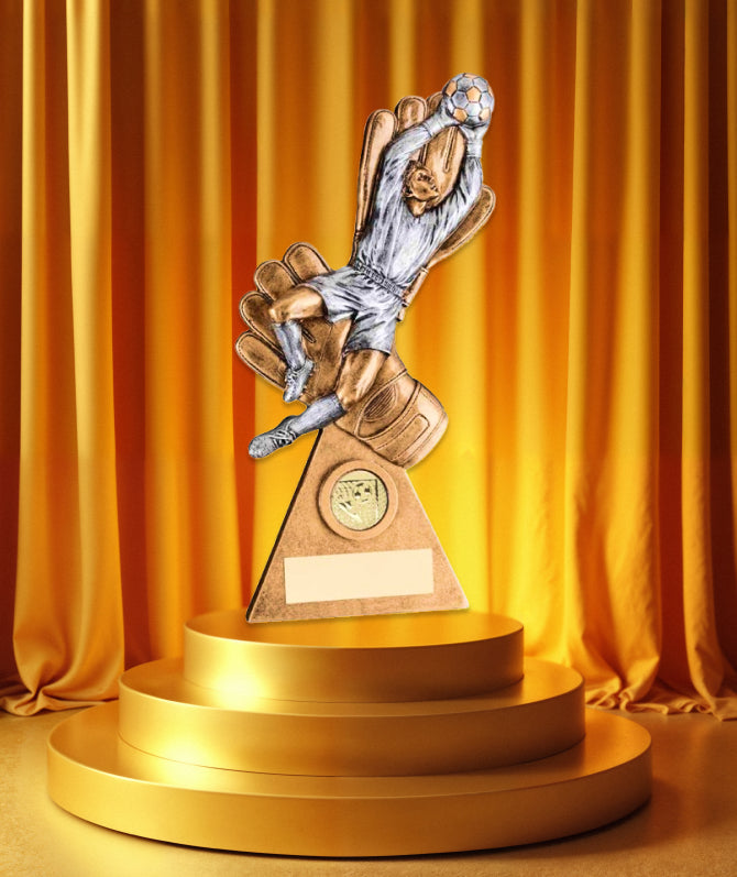 Crystal Effect Gold & Silver "Man of the Match" Trophy