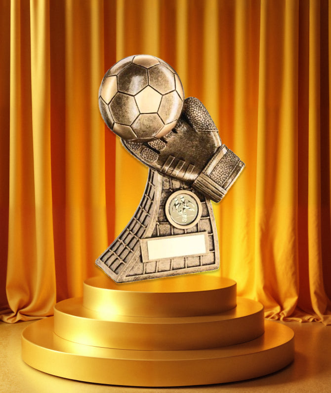 Crystal Effect Gold & Silver "Player of the Year" Trophy