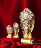 Crystal Effect Silver & Gold "Players' Player" Trophy