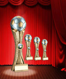 Crystal Effect Gold & Silver "Supporters' Player" Trophy