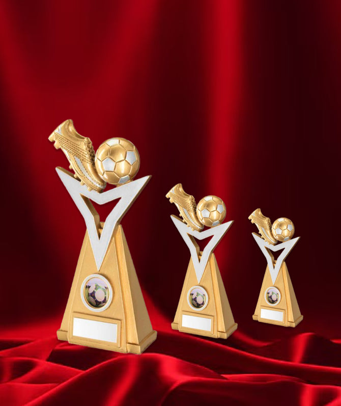 Crystal Effect Gold & Silver "Man of the Match" Trophy