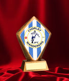 Crystal Effect Gold & Black "Supporters' Player" Trophy