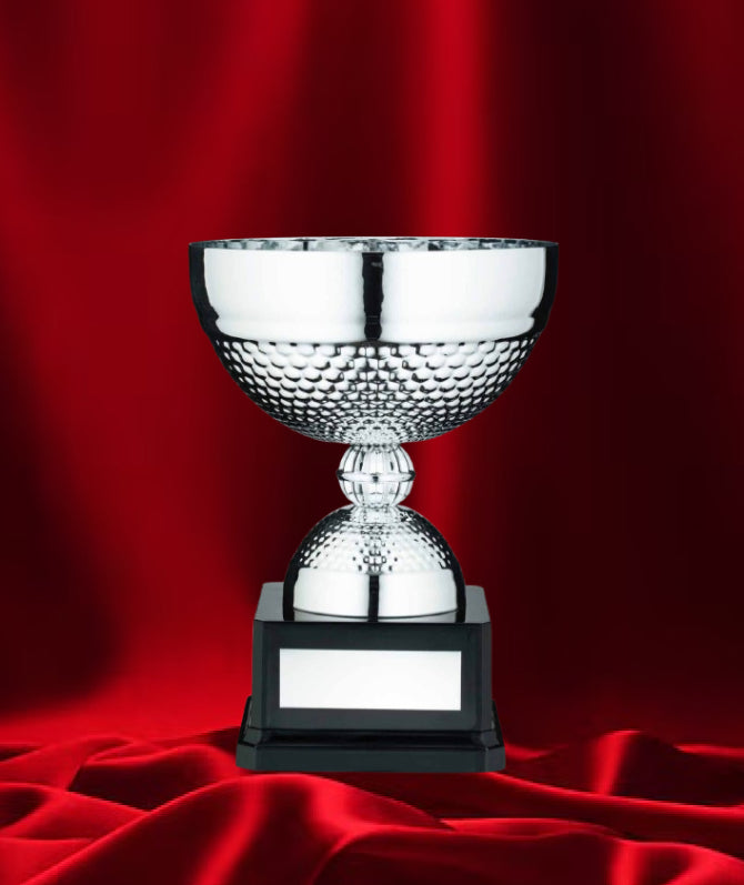 Silver Dimpled Bowl Trophy