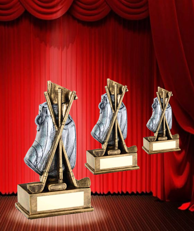 The Golf Bag & Clubs Trophy
