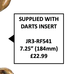 Crystal Effect Gold & Red Male "Hero" Darts Trophy