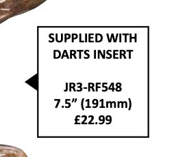 Crystal Effect Gold & Red Female "Hero" Darts Trophy