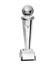 Prestige Football Trophy with Chrome Accent